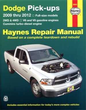 Haynes Reparationshandbok, Dodge Full-size Pick-ups Haynes - 288885 - OE 30043, 9781620920077