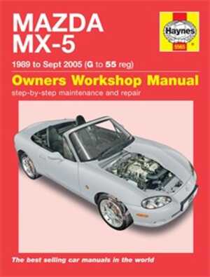 Haynes Reparationshandbok, Mazda Mx-5 - 289164 - OE 978 0 85733 5 654