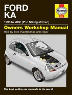 Haynes Reparationshandbok, Ford Ka, Universal - 289166 - OE 978 0 85733 5 678