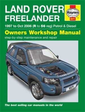 Haynes Reparationshandbok, Land Rover Freelander - 289168 - OE 978 0 85733 5 715