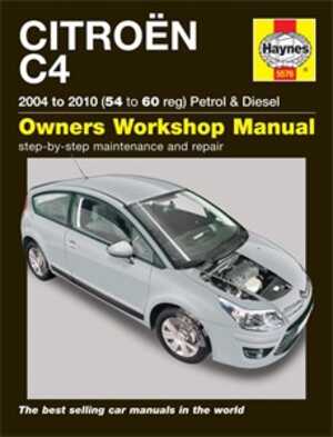 Haynes Reparationshandbok, Citroen C4 - 289169 - OE 978 0 85733 576 0
