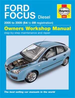 Haynes Reparationshandbok, Ford Focus Diesel - 29603 - OE 4807