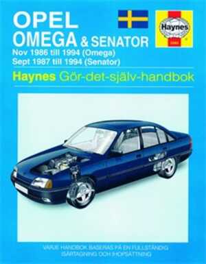 Haynes Reparationshandbok, Opel Omega & Senator, Universal - 29655 - OE SV3262