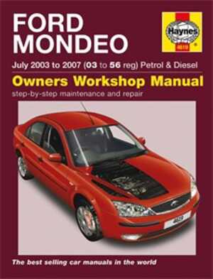 Haynes Reparationshandbok, Ford Mondeo Petrol & Diesel - 29760 - OE 4619