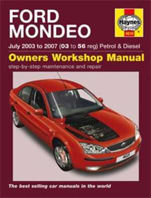 Haynes Reparationshandbok, Ford Mondeo Petrol & Diesel, Universal, 4619