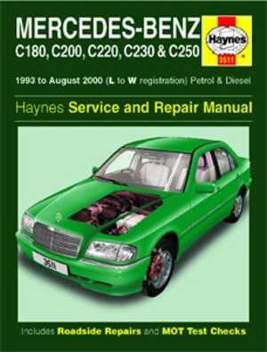 Haynes Reparationshandbok, Mercedes-benz C-class, Universal, 3511