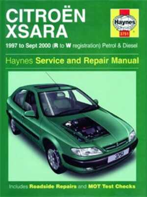Haynes Reparationshandbok, Citroën Xsara Petrol & Diesel, Universal - 29789 - OE 3751