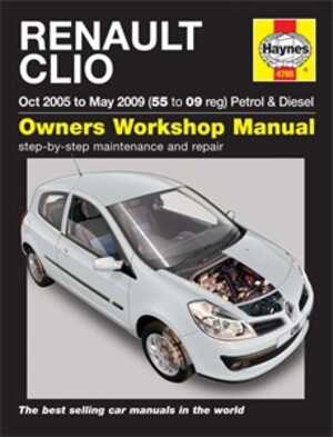 Haynes Reparationshandbok, Renault Clio Petrol & Diesel - 29804 - OE 4788