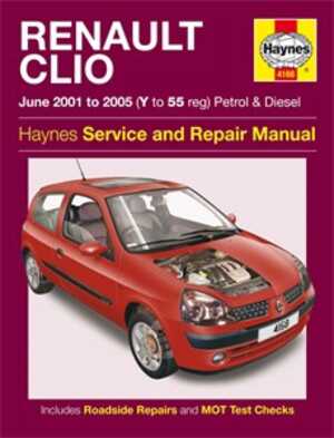 Haynes Reparationshandbok, Renault Clio Petrol & Diesel - 29847 - OE 4168