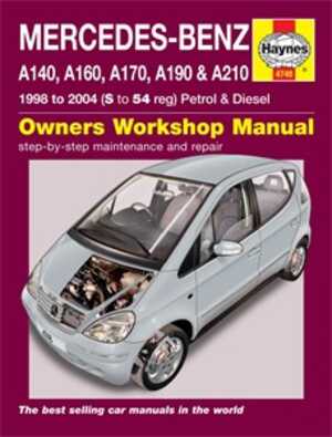 Haynes Reparationshandbok, Mercedes-benz A-class - 29863 - OE 4748