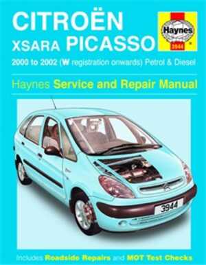 Haynes Reparationshandbok, Citroën Xsara Picasso - 29904 - OE 3944