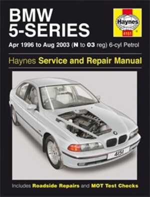 Haynes Reparationshandbok, Bmw 5-series 6-cyl Petrol, Universal - 29965 - OE 4151, SV4151