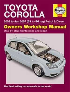 Haynes Reparationshandbok, Toyota Corolla, Universal - 41946 - OE 4791, 9781844257911