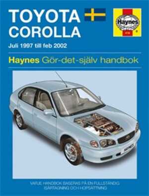 Haynes Reparationshandbok, Toyota Corolla, Universal, 9781844257386, SV4738