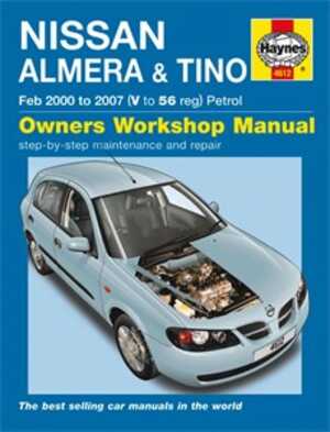 Haynes Reparationshandbok, Nissan Almera & Tino Petrol - 47001 - OE 4612, 9781844256129