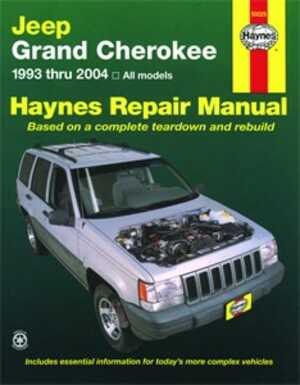 Haynes Reparationshandbok, Jeep Grand Cherokee, Universal, 50025, 9781563925542