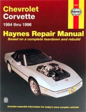 Haynes Reparationshandbok, Chevrolet Corvette, Universal, 24041, 9781563922268