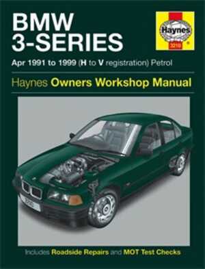 Haynes Reparationshandbok, Bmw 3-series Petrol - 47023 - OE 3210, 9781844256020