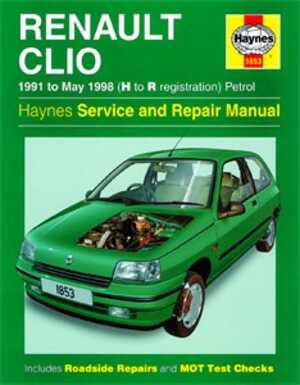 Haynes Reparationshandbok, Renault Clio Petrol, Universal - 47024 - OE 1853, 9781859604595