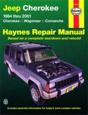 Haynes Reparationshandbok, Jeep Cherokee, Wagoneer, Comanche, Universal - 47027 - OE 50010, 9781563925405