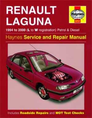 Haynes Reparationshandbok, Renault Laguna Petrol & Diesel, Universal - 47042 - OE 3252, 9781859605998