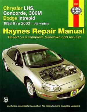 Haynes Reparationshandbok, Chrysler Lhs, Concorde, 300m, Universal - 47044 - OE 25026, 9781563927324