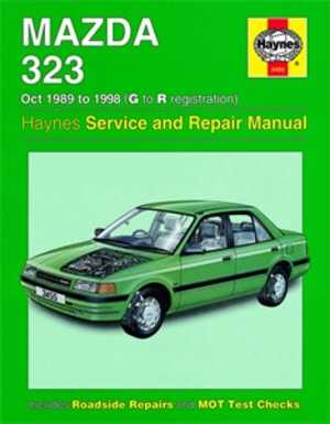 Haynes Reparationshandbok, Mazda 323, Universal - 47046 - OE 3455, 9781859604557