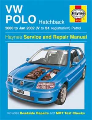 Haynes Reparationshandbok, Vw Polo Hatchback Petrol, Universal, 4150, 9781844251506