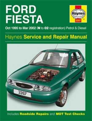 Haynes Reparationshandbok, Ford Fiesta Petrol & Diesel - 47062 - OE 3397, 9781844252589