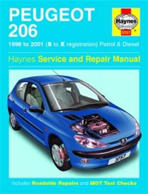 Haynes Reparationshandbok, Peugeot 206 Petrol & Diesel, Universal, 3757, 9781859607572