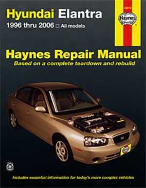 Haynes Reparationshandbok, Hyundai Elantra, Universal - 47065 - OE 43010, 9781563927218