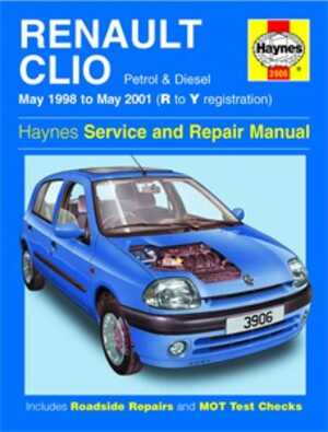 Haynes Reparationshandbok, Renault Clio Petrol & Diesel, Universal, 3906, 9781859609064