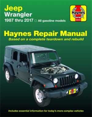 Haynes Reparationshandbok, Jeep Wrangler, Universal, 50030, 9781563927966