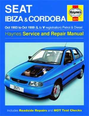 Haynes Reparationshandbok, Seat Ibiza & Cordoba, Universal - 47075 - OE 3571, 9781859605714