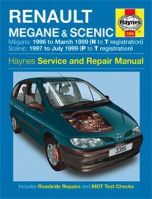 Haynes Reparationshandbok, Renault Mégane & Scénic, Universal, 3395, 9781844255917