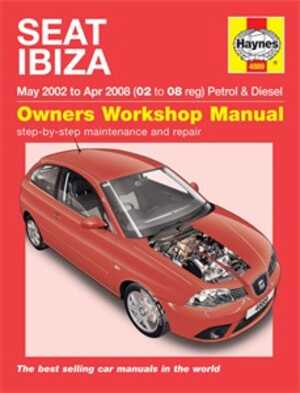 Haynes Reparationshandbok, Seat Ibiza Petrol & Diesel - 47086 - OE 4889, 9781844258895