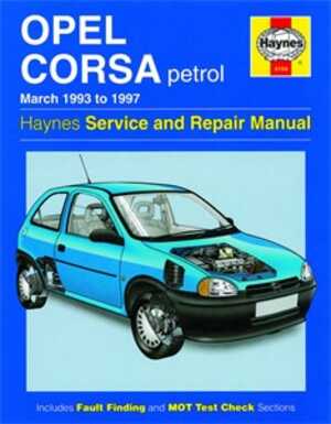Haynes Reparationshandbok, Opel Corsa Petrol, Universal, 3159, 9781859604946
