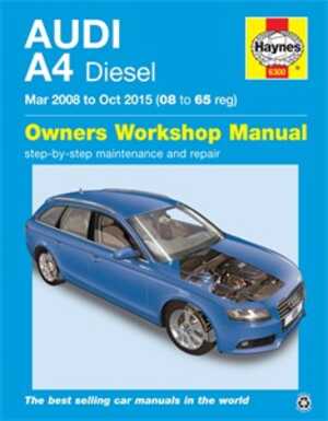 Haynes Reparationshandbok, Audi A4 Diesel, Universal