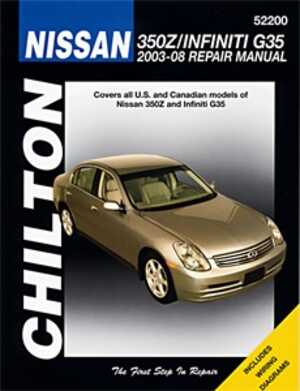 Haynes Reparationshandbok, Nissan 350z & Infiniti G35 Haynes HayC - 67210 - OE C52200