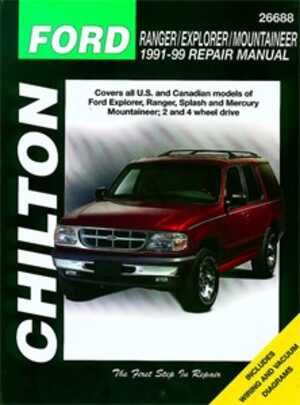 Haynes Reparationshandbok, Ford Ranger/explorer/mountaineer - 67217 - OE C26688