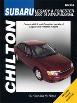 Haynes Reparationshandbok, Subaru Legacy & Forester Haynes HayC64 - 67262 - OE C64304