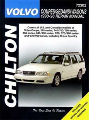 Haynes Reparationshandbok, Volvo Coupes/sedans/wagons, Universal - 67375 - OE C72302