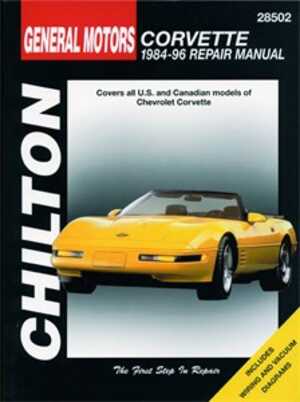 Haynes Reparationshandbok, Chevrolet Corvette, Universal, C28502