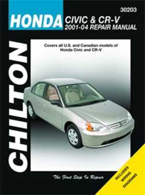Haynes Reparationshandbok, Honda Civic & Cr-v Haynes HayC30203 - 67561 - OE C30203