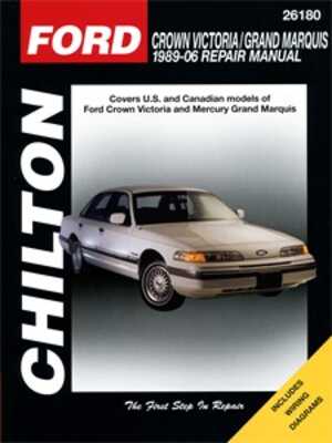 Haynes Reparationshandbok, Ford Crown Victoria/grand Marquis Hayn - 67607 - OE C26180