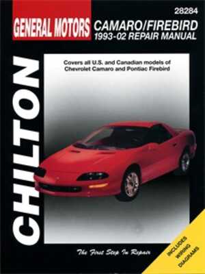 Haynes Reparationshandbok, Chevrolet Camaro/firebird, Universal, C28284