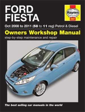 Haynes Reparationshandbok, Ford Fiesta Petrol & Diesel - 85403 - OE 4907, 9781844259076
