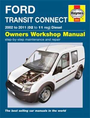 Haynes Reparationshandbok, Ford Transit Connect Diesel - 92183 - OE 4903, 9781844259038