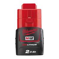 Milwaukee M12 B2 12V Lithium-ion 2.0Ah Battery, Universal