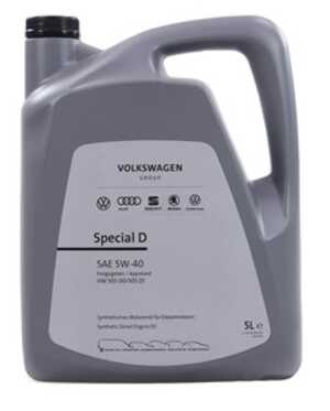 Motorolja Genuine Volkswagen Special D 5W-40 Original GS55505M4EU - 1923788 - OE GS55505M4EUR